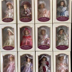 DG Creations Vintage Porcelain Collectible Dolls